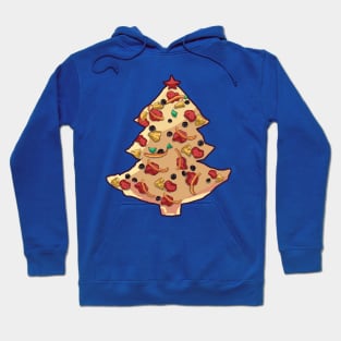 Pizza Christmas Tree Hoodie